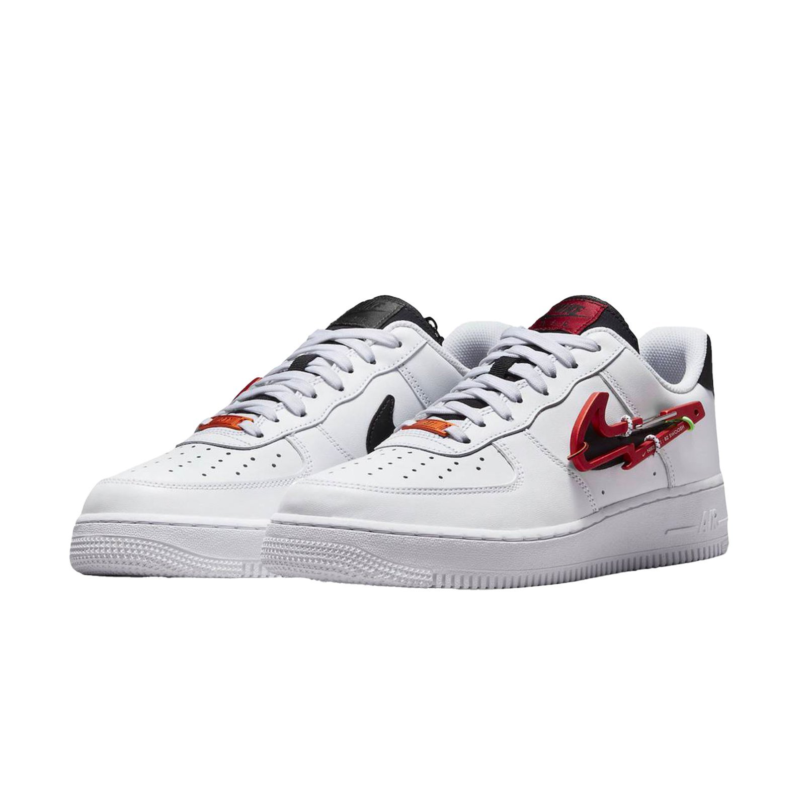 Nike Air Force 1 07 Premium Carabiner Swoosh Red