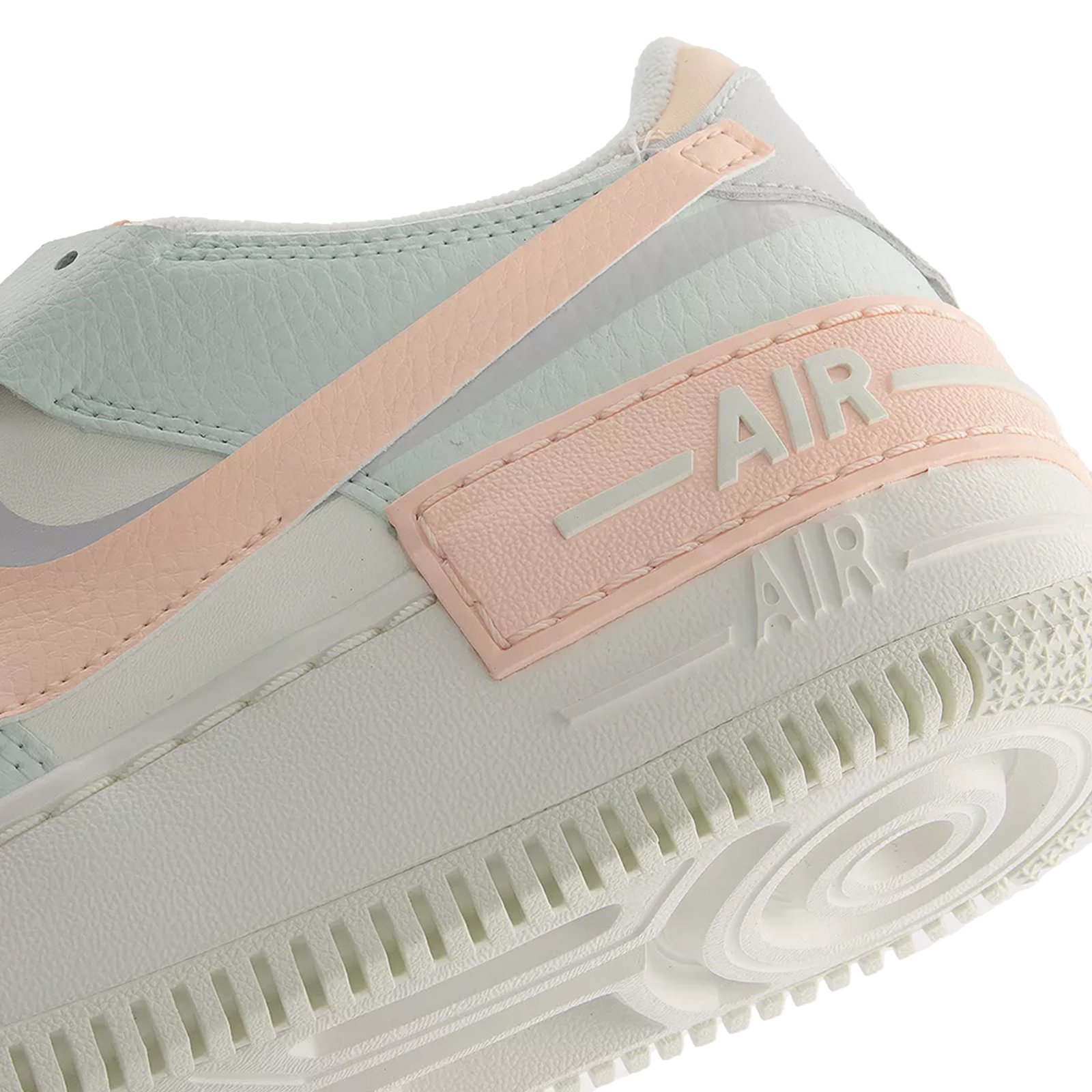 Nike Air Force 1 Barely Green Crimson Tint